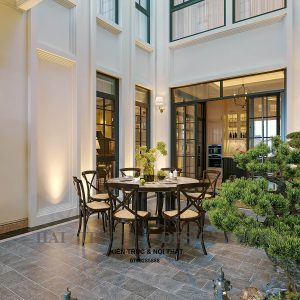 Tiểu cảnh biệt thự phong cách indochine