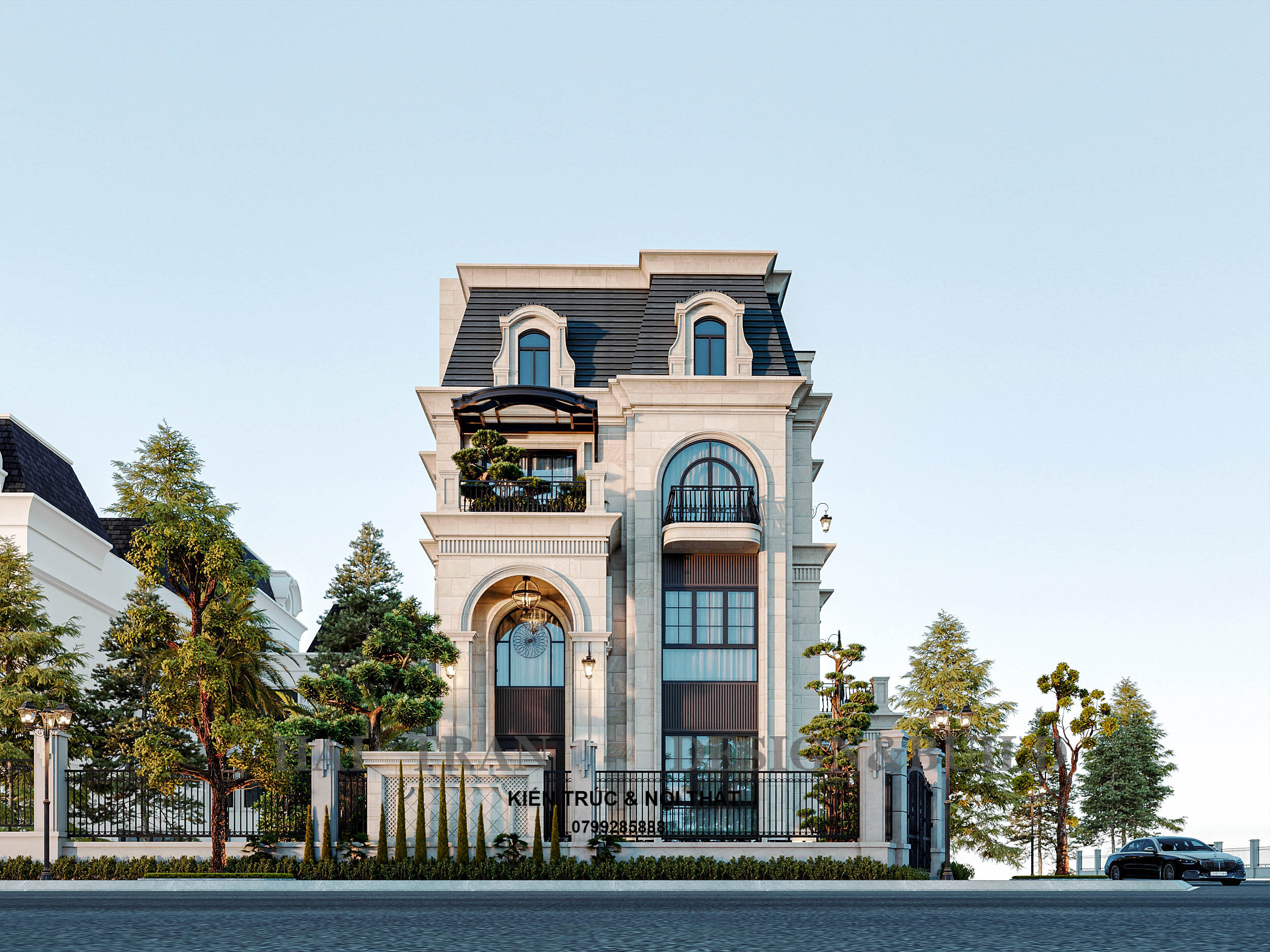 BIỆT THỰ 3 TẦNG TÂN CỔ ĐIỂN